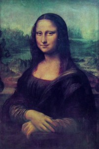 Leonardo: La Gioconda (Monna Lisa), periodo 1503-1505, dimensioni cm. 77 x 53, Louvre, Parigi.